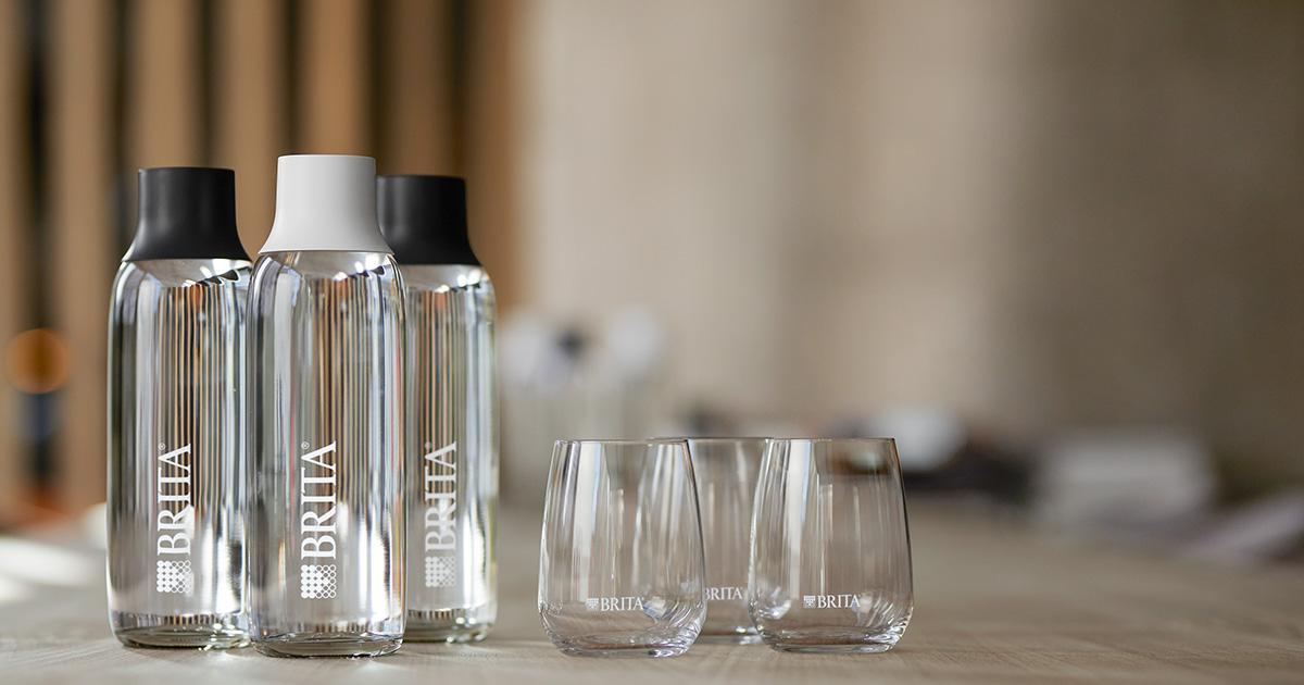 BRITA bottles to keep your guests hydrated